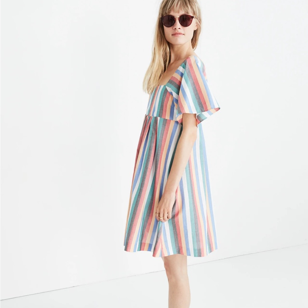 Madewell womens XL striped dress